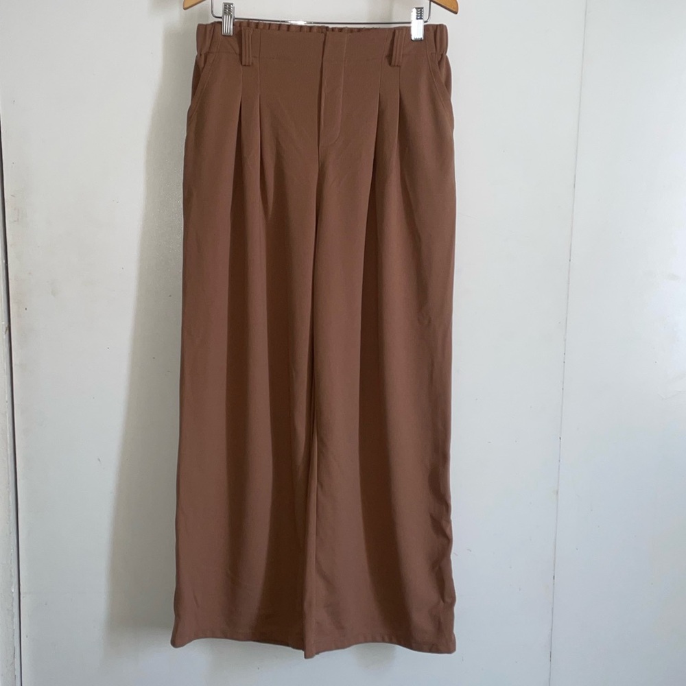 Halara Mocha Wide-Leg Trousers